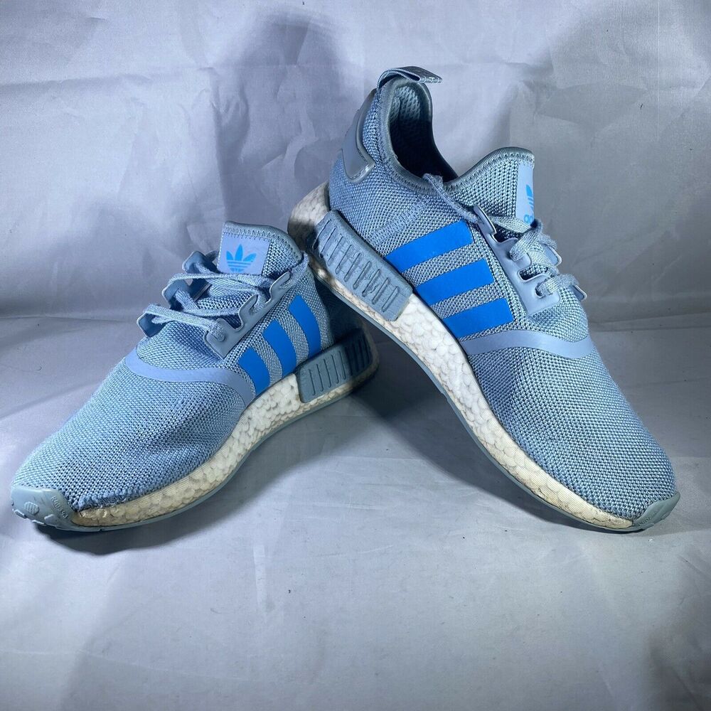 adidas Nmd_R1 Sneakers Shoes Grey Shock Cyan - Picture 5 of 10